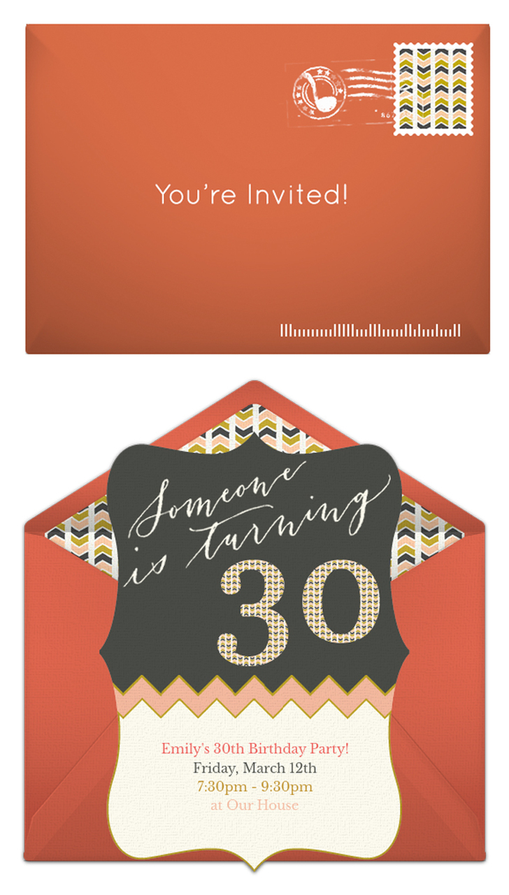 Free 30th Birthday Invitations